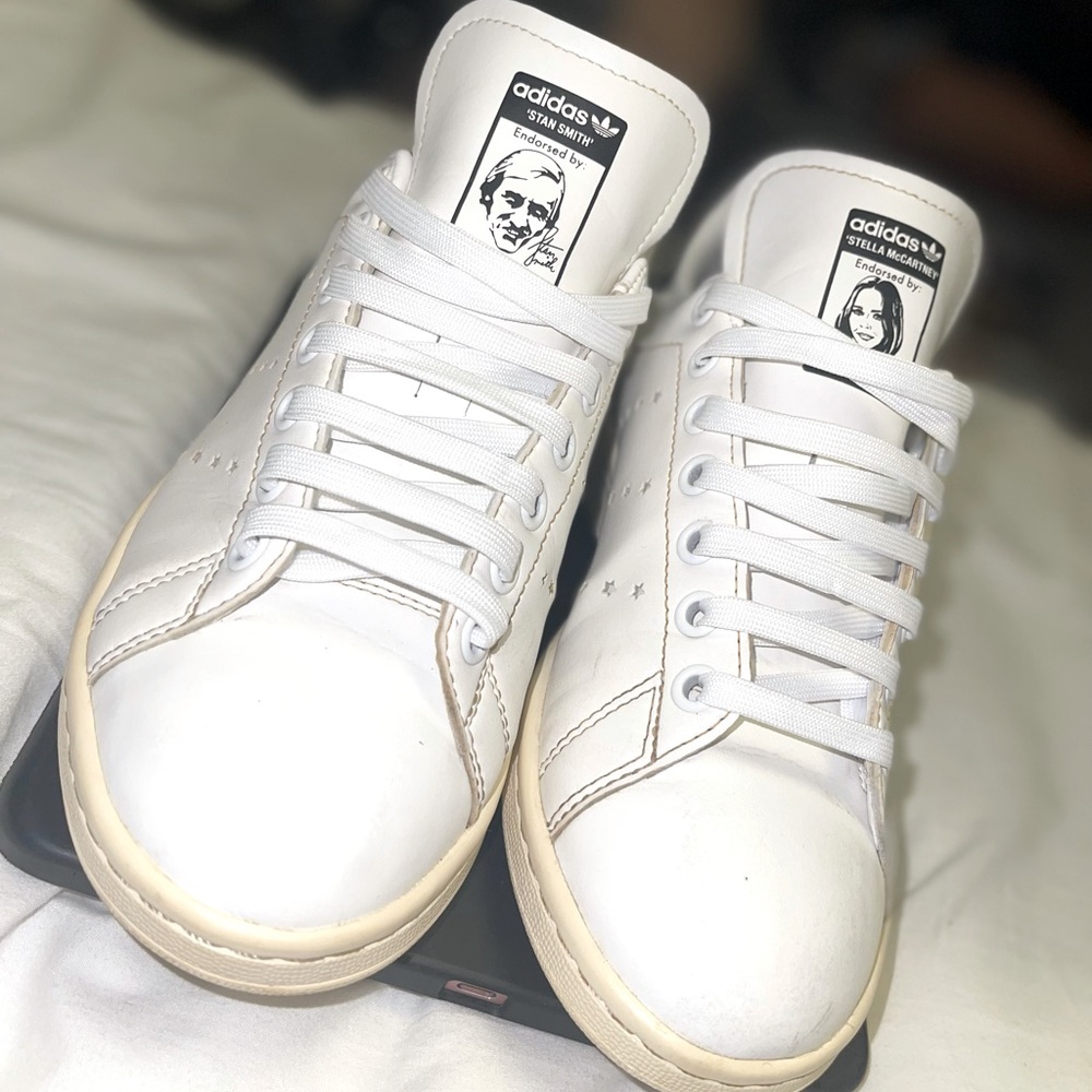 Stella McCartney x adidas Stan Smith Low Top Sneakers Unisex Style Size 8W